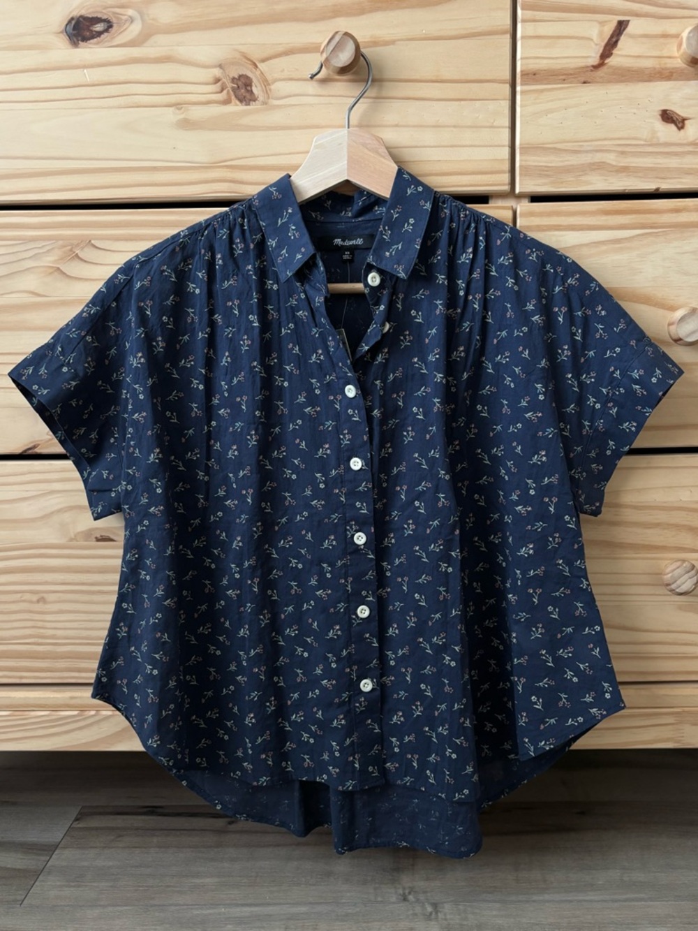 Madewell floral button down